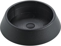Hettich Plastová krytka nábytkových nôh, čierna, pr. 60 mm