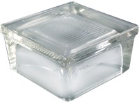 Fuchs Design Pochôdzna luxfera Clear View Crossed lesklá, 12 x 12 x 6 cm
