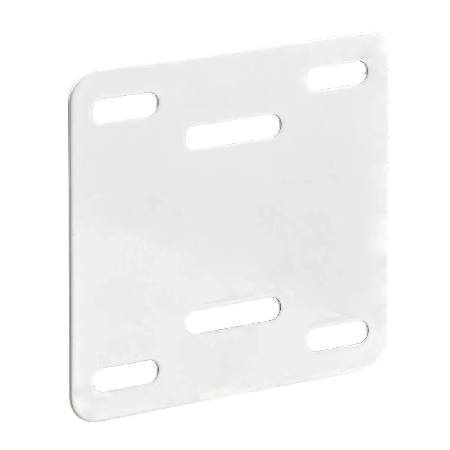 E-shop Hettich Opravná doska pre dverné závesy, oceľ, biela, 60 x 60 x 0,8 mm, 2 ks