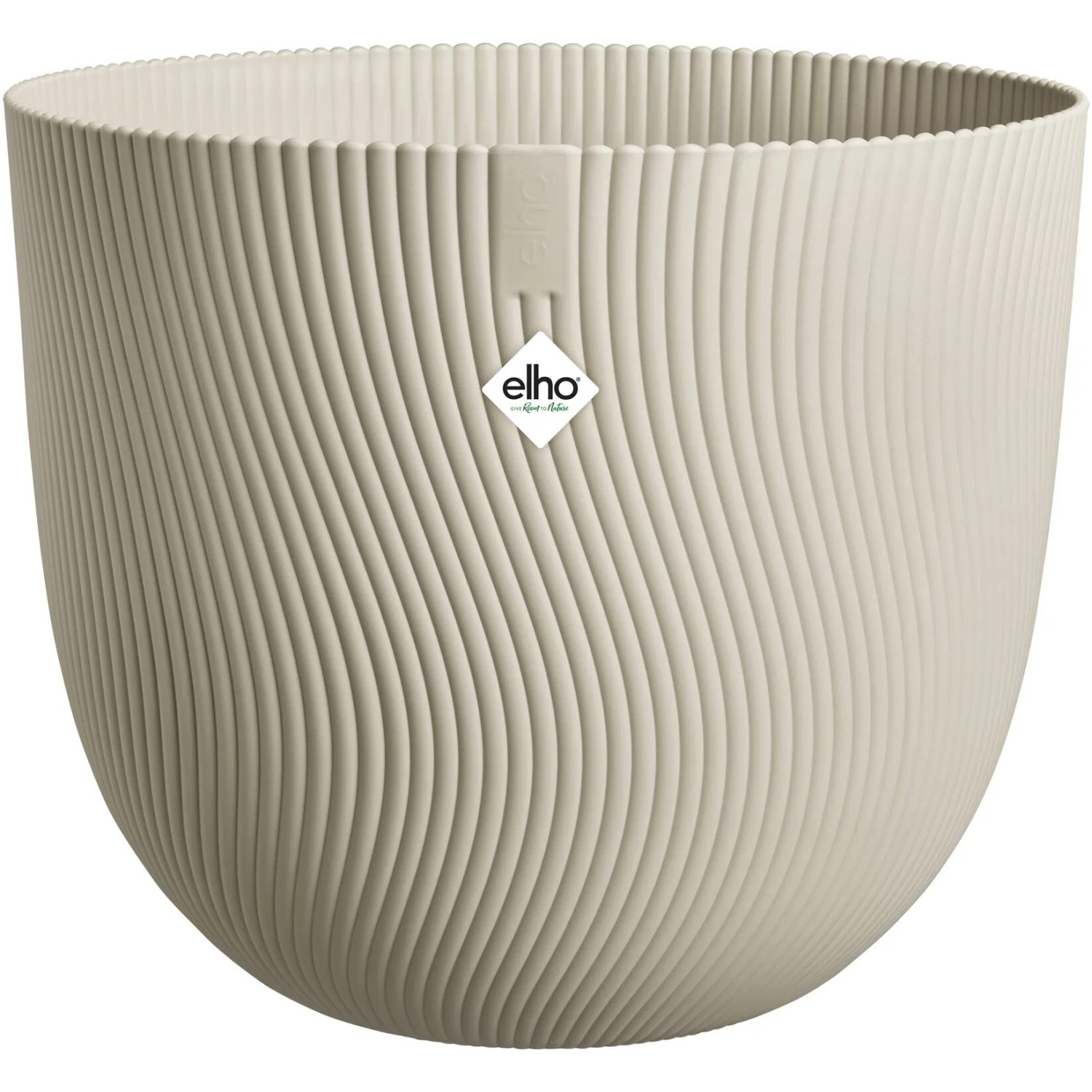 E-shop elho Kvetináč Sereh Round béžový pr. 30 x 25 cm