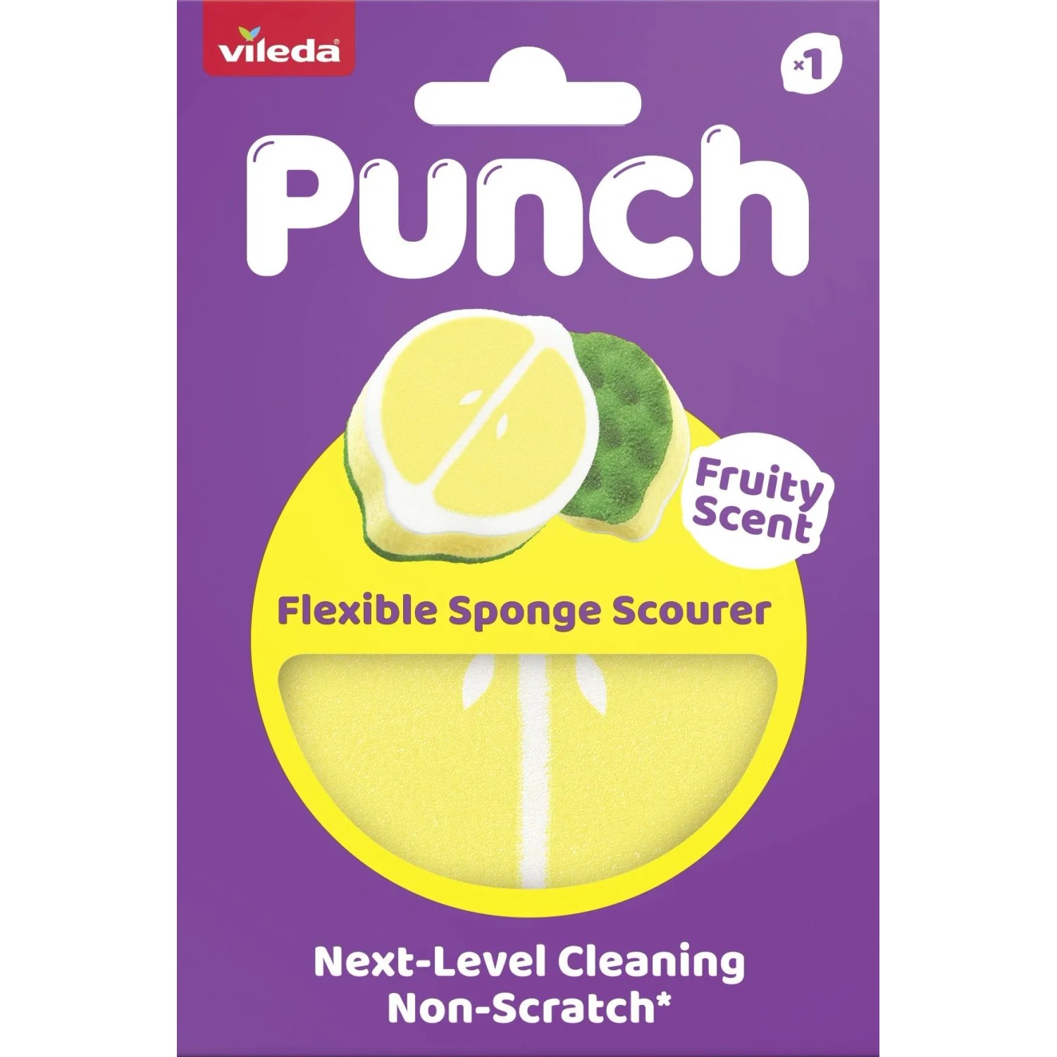 Vileda Viacúčelová hubka Punch Lemon 1 ks
