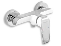 Sprchová batéria bez príslušenstva Nobless Tina biela / chróm