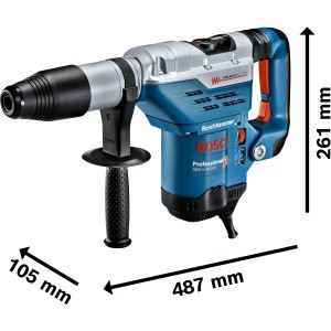 Vŕtacie kladivo Bosch Professional GBH 5-40 DCE, modré vŕtacie kladivo na kameň, prírodný kameň a betón.