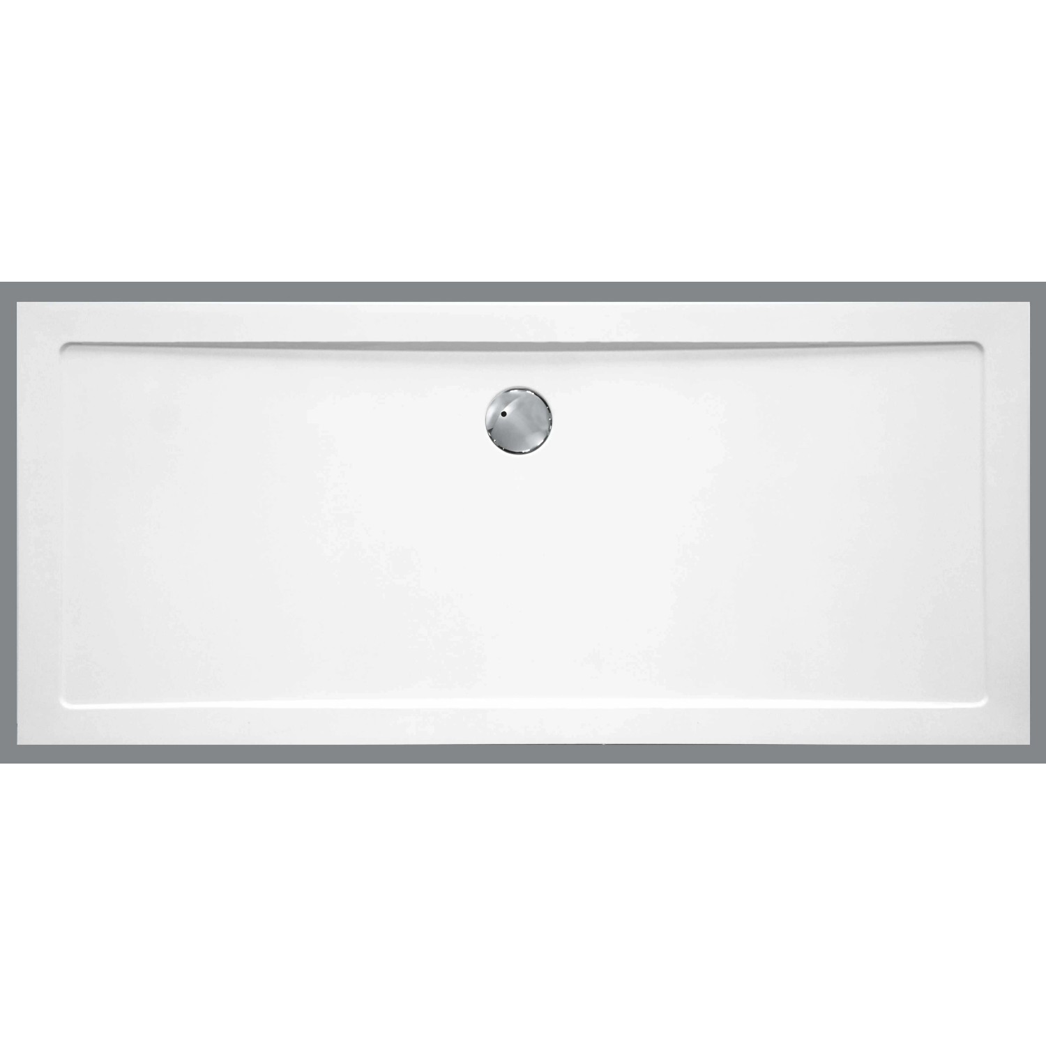 E-shop Sanotechnik Rohová sprchová vanička SMC SC1280S, 120 x 80 x 3,5 cm
