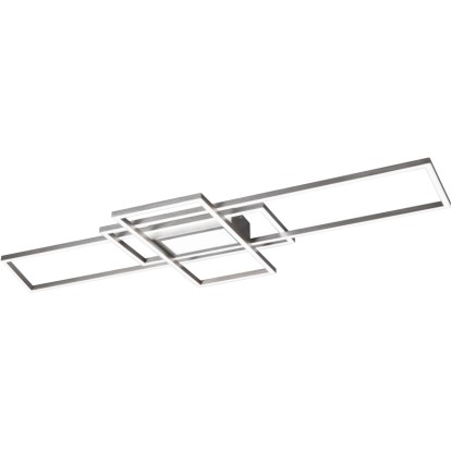 Trio Stropné LED svietidlo Irvine 60 W matný nikel