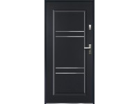 O.K. DOORS Oceľové vchodové dvere ARYSTEA P55 antracitové 90 Ľ