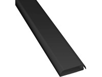 Lišta na káble tvar D, čierna, 60 x 15 mm, 1 m Lišta na káble tvar D, čierna, 60 x 15 mm, 1 m