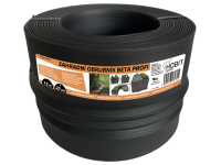 HOBIT garden Záhradný obrubník BETA PROFI čierny 20 cm x 15 m
