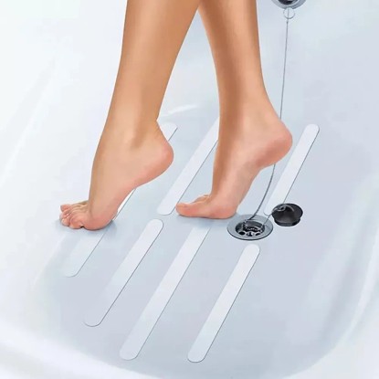 Kleine Wolke Protišmykové prúžky do vane Stripes číre 6 ks