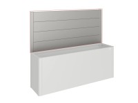 Biohort Zástena pre záhony vyvýš. bez skla pre stranu 4 m kremeň.sivá Biohort Zástena pre záhony vyvýš. bez skla pre stranu 4 m kremeň.sivá