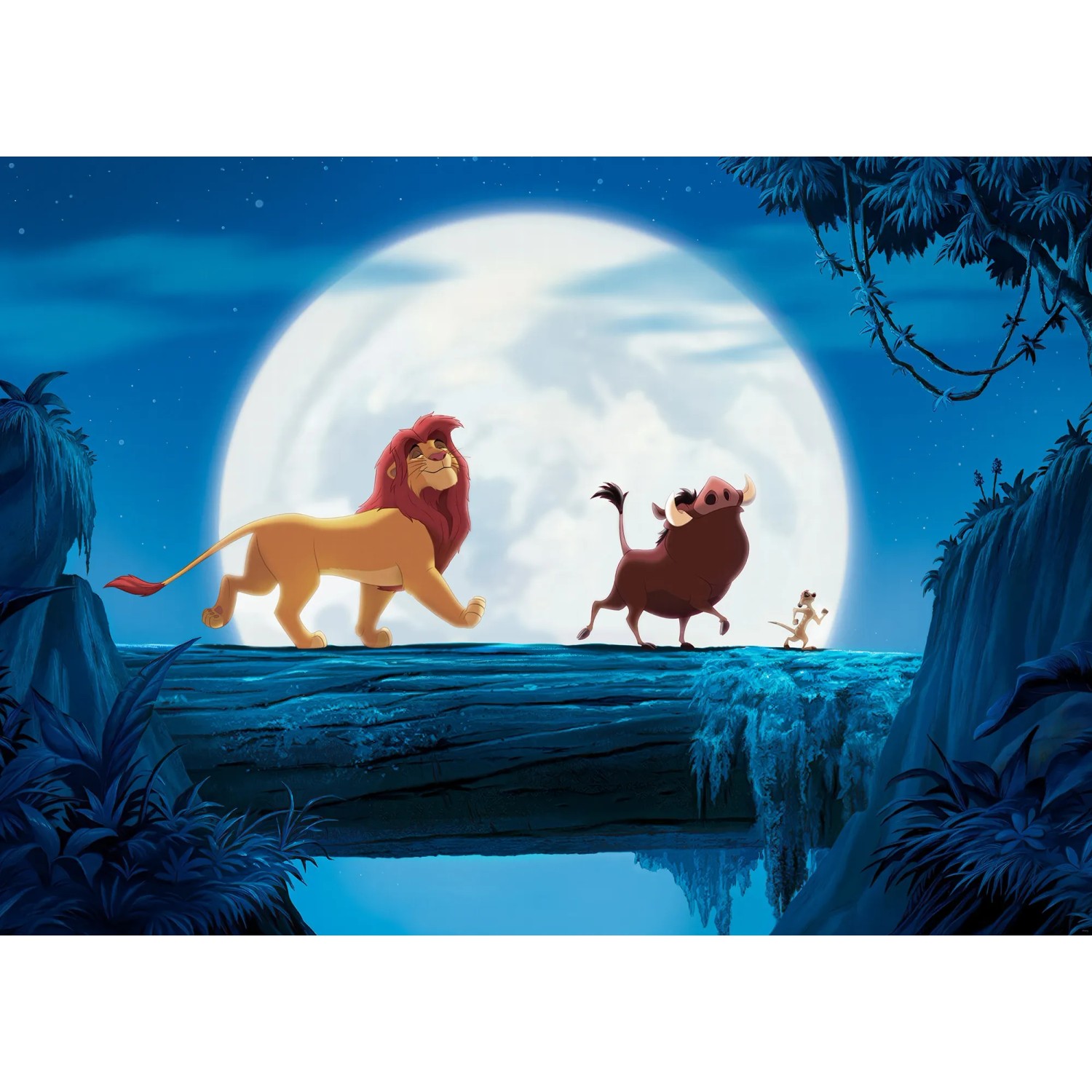 E-shop Komar Vliesová fototapeta Disney Lion King Full Moon Walk 350 x 250 cm