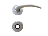 COBRA Rozetové kovanie Ema - R WC, strieborný elox