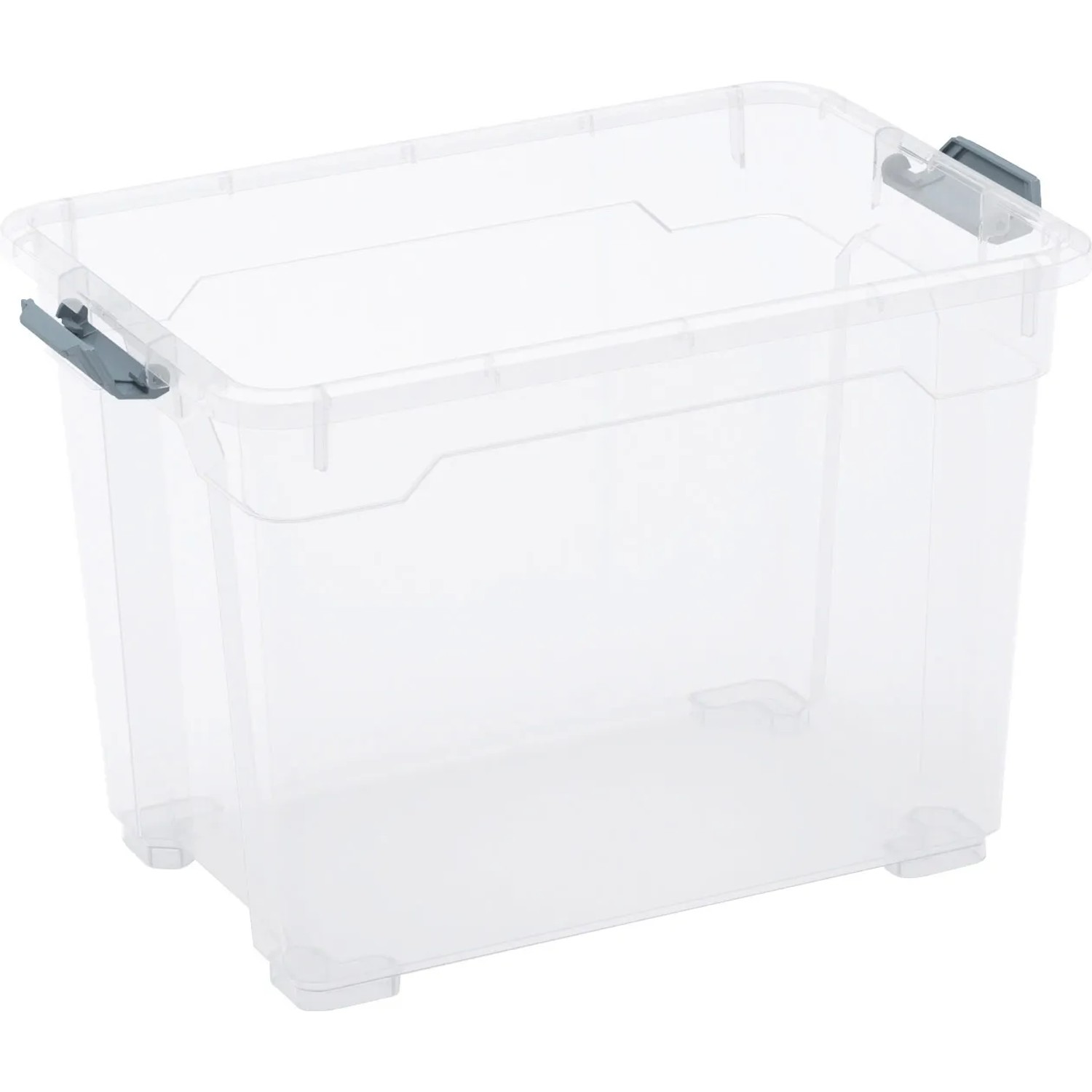 E-shop OBI Univerzálny úložný box Cadiz S transparentný, 27,5 x 38 x 26,5 cm