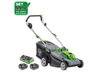 LUX-TOOLS 1 PowerSystem Aku kosačka na trávu A-RM-2x20/43 Set