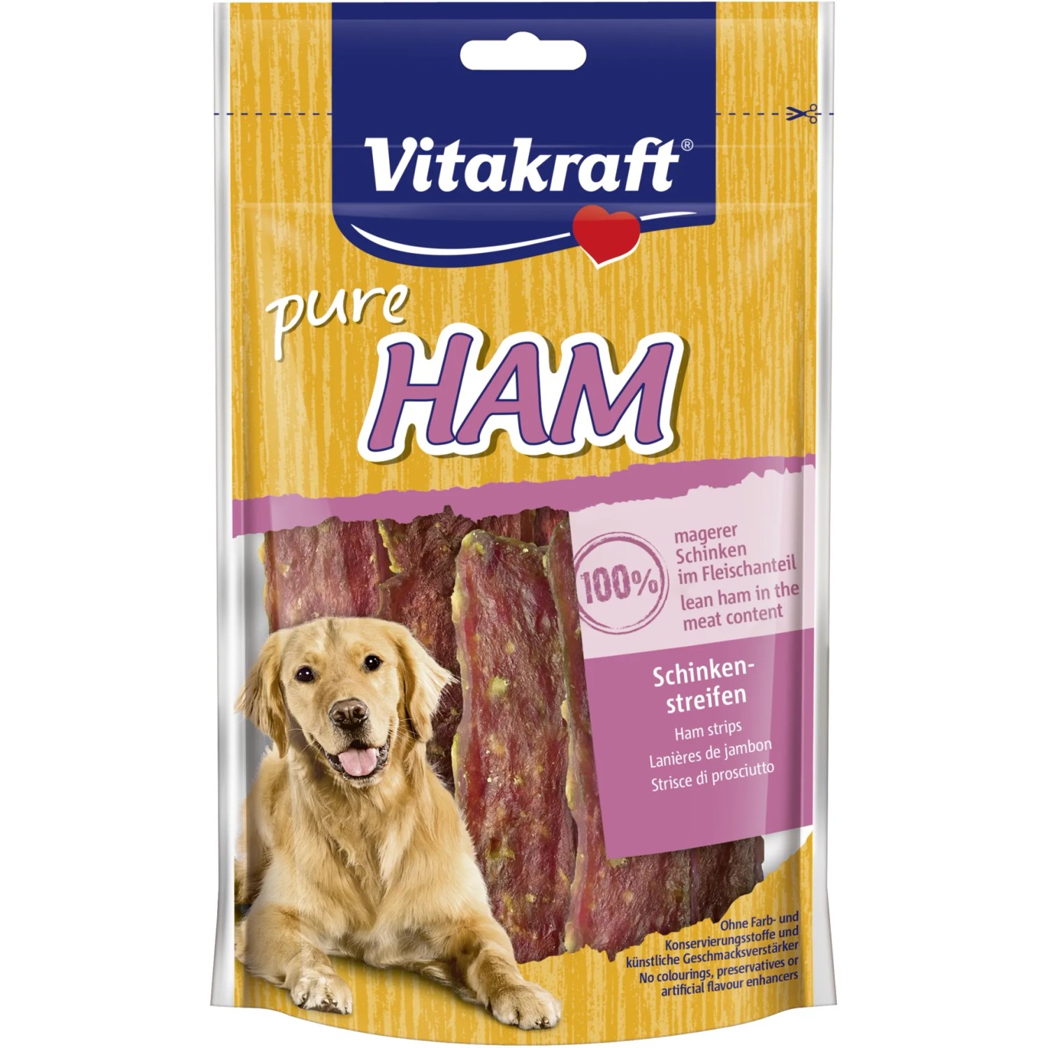 E-shop Vitakraft Pochúťka pre psov HAM šunkové plátky 80 g