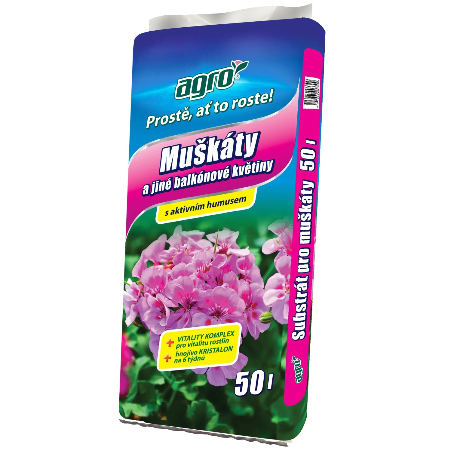 E-shop AGRO Substrát pre muškáty a iné balkónové rastliny 50 l
