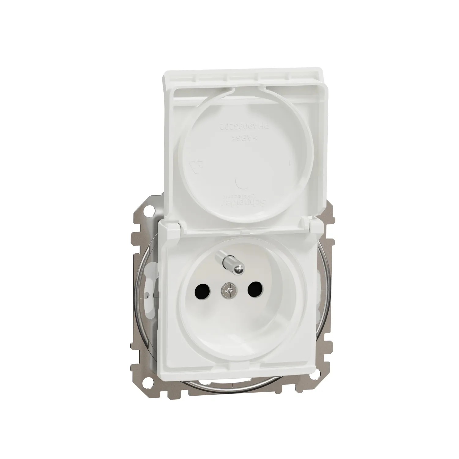 E-shop Schneider Electric Jednoduchá zásuvka 2P + PE Sedna, IP44, 16 - 250 V, biela