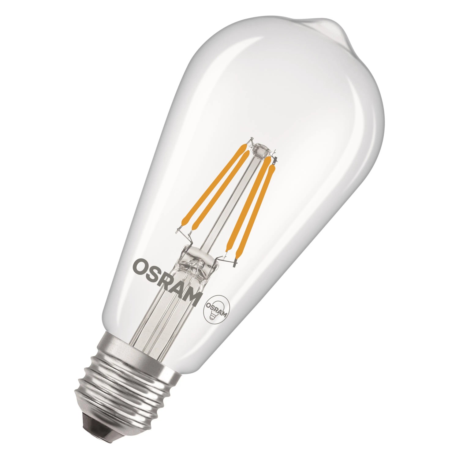 E-shop OSRAM LED žiarovka Retrofit Classic ST Clear E27 ST64 3,4W 470lm 2700K