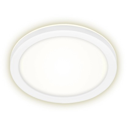 Brilo Vonkajšie LED svietidlo Frankfurt okrúhle biele 210 x 28 mm