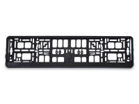 Podložka pod ŠPZ, plastová, čierna