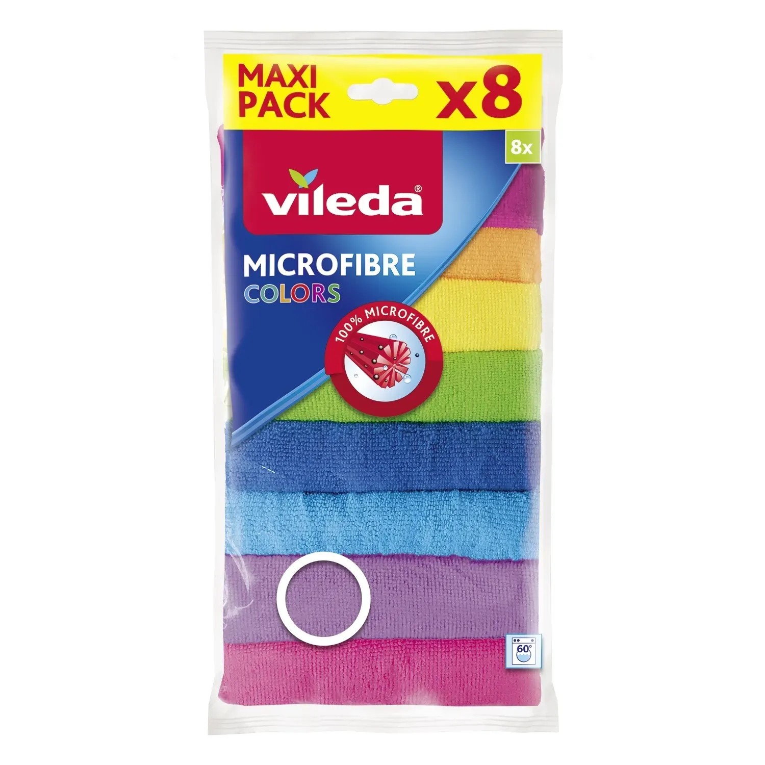 E-shop Vileda Mikrohandrička COLORS 30 x 30 cm, 8 ks