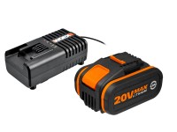 Worx Akumulátor a nabíjačka 20 V, 4 Ah, WA3604 Worx Akumulátor a nabíjačka 20 V, 4 Ah, WA3604
