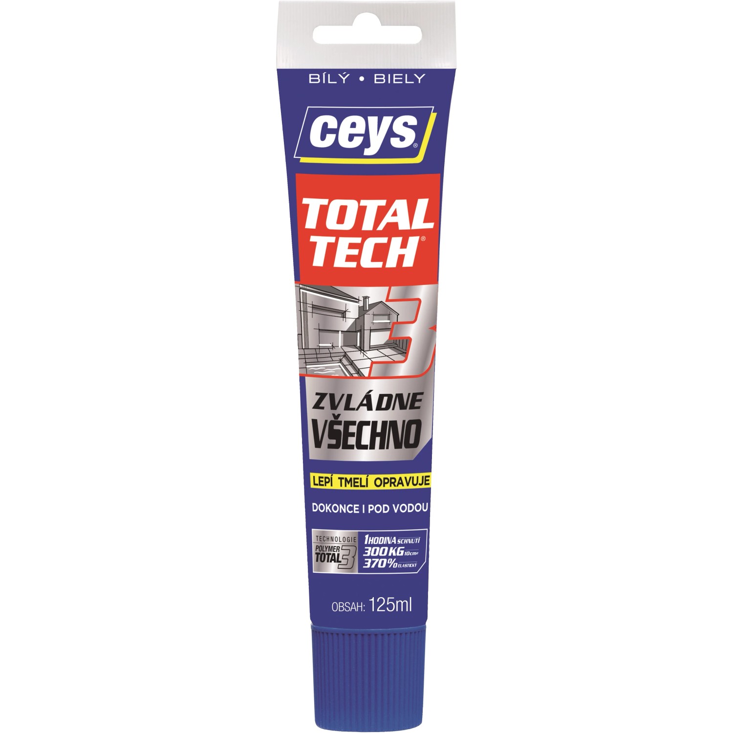 E-shop Ceys Lepiaci tmel TOTAL TECH biely 125 ml