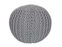 Obsession Sedací vak Cool Pouf 777, strieborná, pr. 40 x 43 cm
