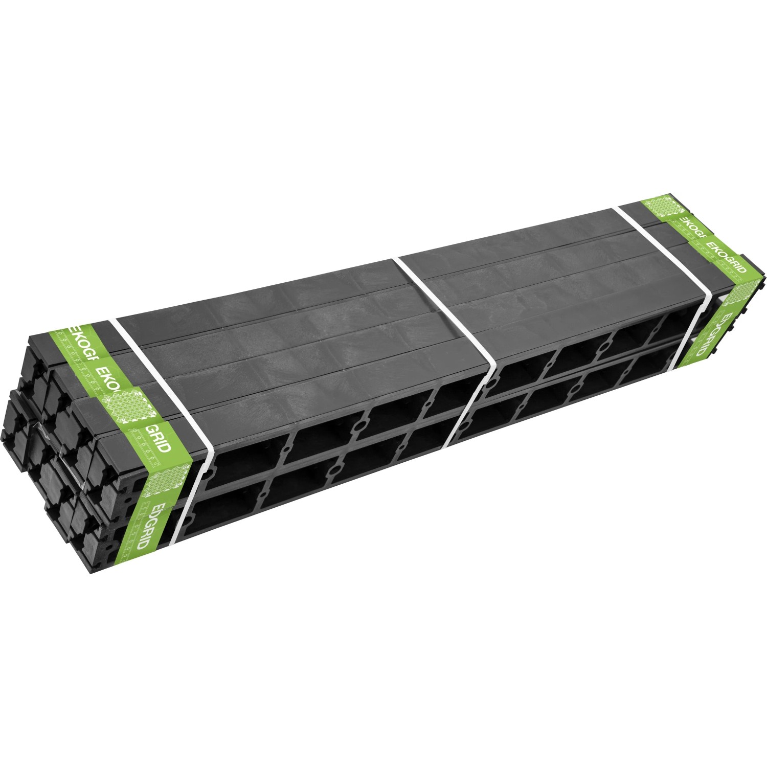E-shop M.A.T. Patrol Trávnikový lem skrytý Ekogrid čierny 4,5 cm x 1 m, 16 ks
