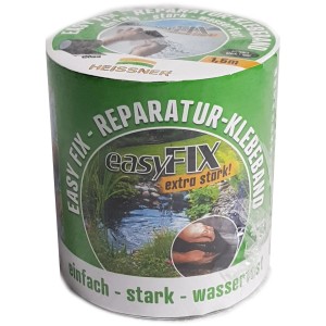 easyFix opravná páska, čierna, rolka 150 cm pre jazierkové fólie, vodotesná a extra silná.