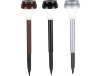 Solárna záhradná lampa farebne triedené