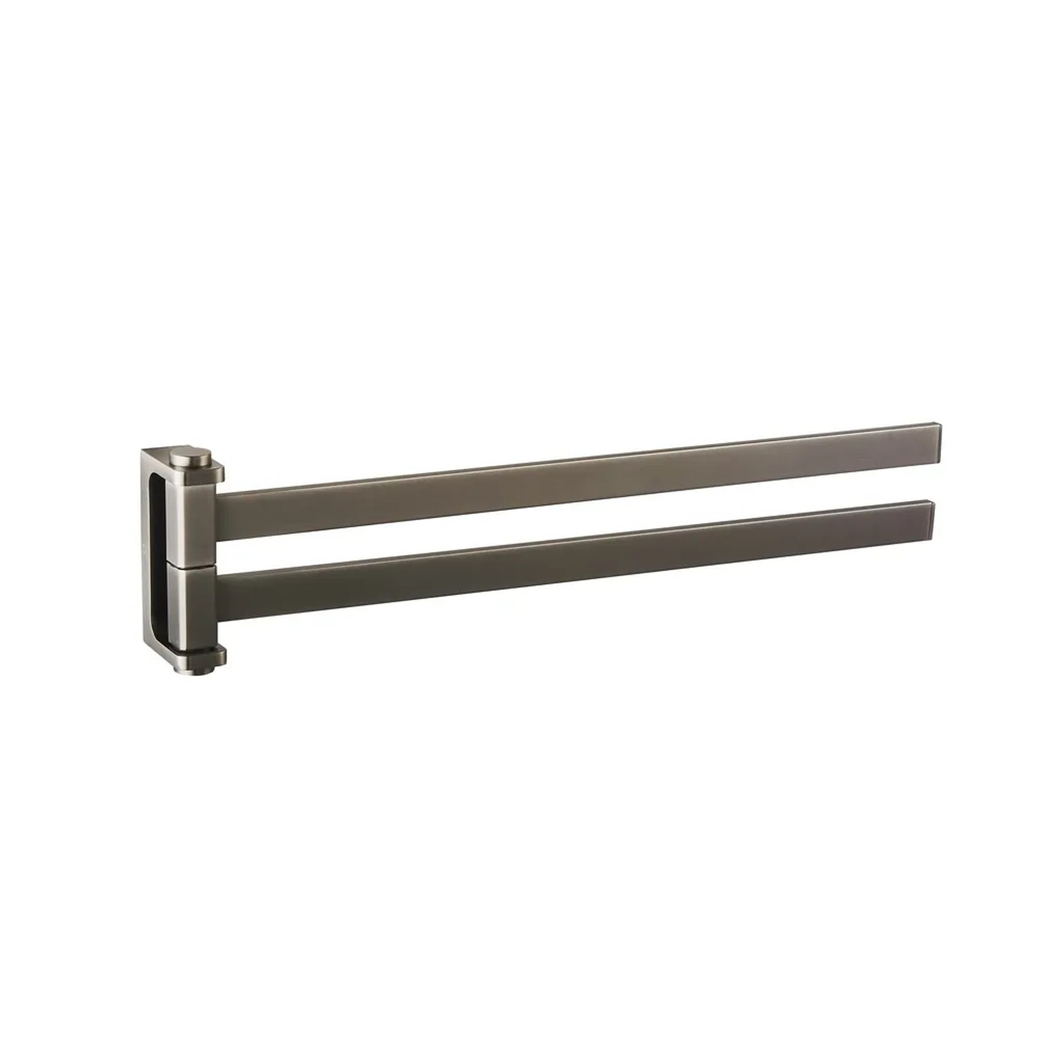 E-shop RAV Slezák Dvojitý držiak uterákov Níl NLA0602MG otočný, metal grey, 370 mm