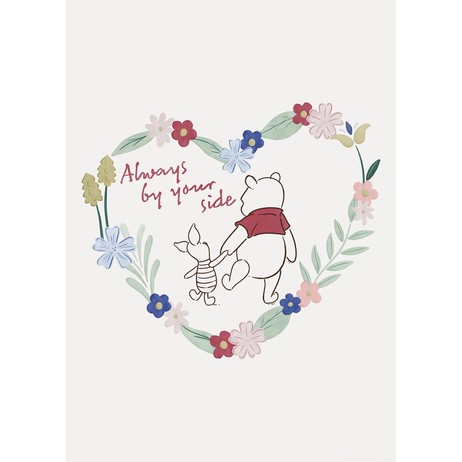 E-shop Komar Plagát Disney Winnie Pooh Always by Your Side 50 x 70 cm