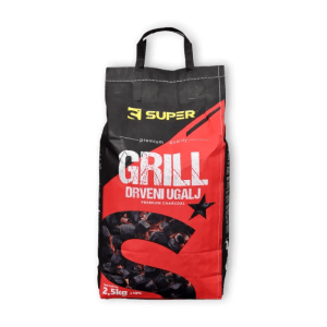 SUPER Drevené uhlie 2,5 kg