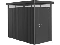 Biohort Plechový domček HighLine HS stand. dvere, tm.sivá, 155 x 275 x 222 cm