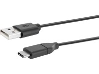 Schwaiger USB 3.1 Kábel s adaptérom konektor USB 3.1 C na konektor USB 2.0