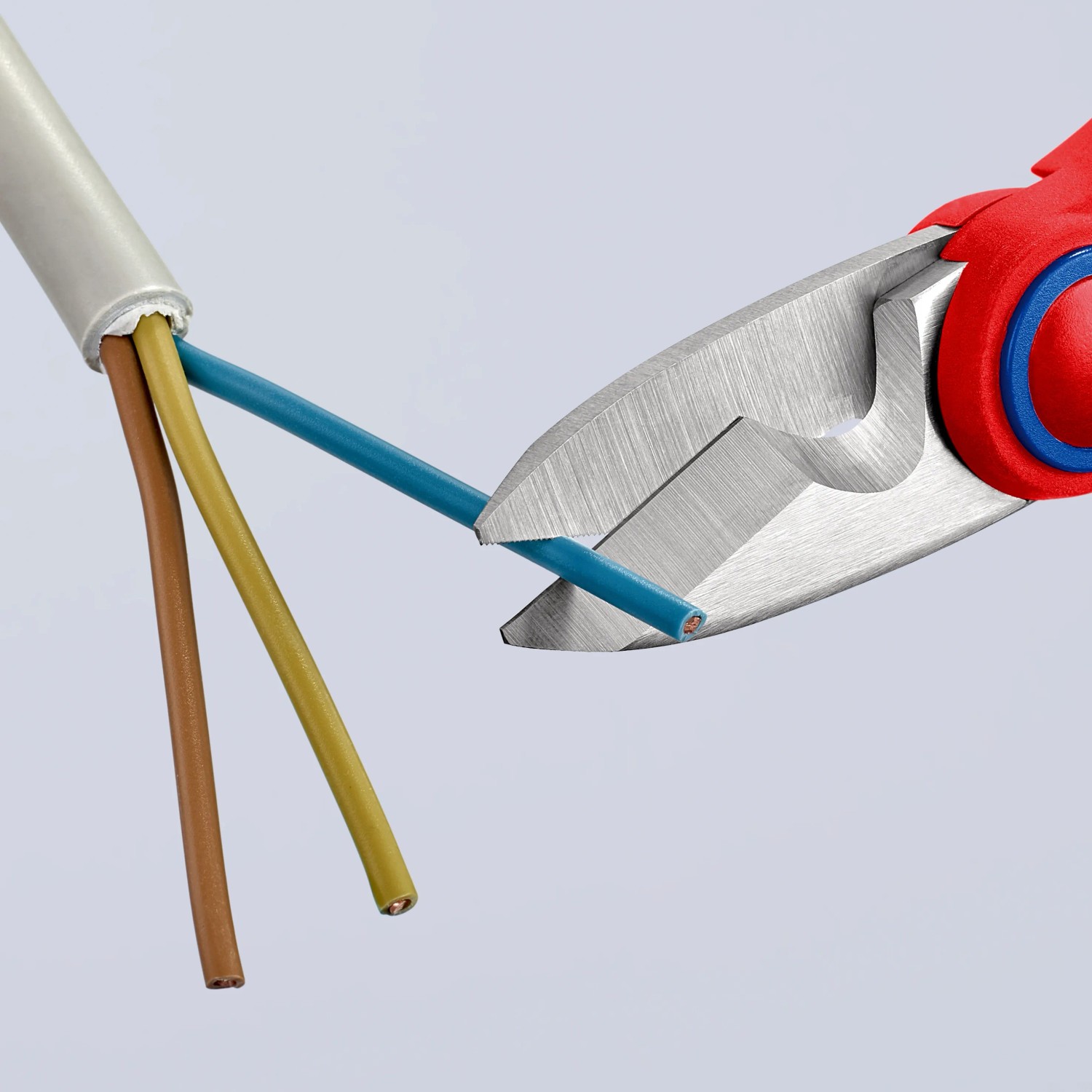 E-shop Knipex Elektrikárske nožnice, viaczložkové návleky so skleným vláknom, 160 mm