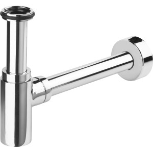 Dizajnový sifón baliv DS-3410 chróm pre umývadlá.