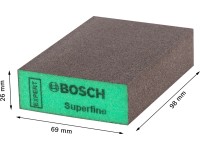 Bosch Brúsna hubka Expert S471, veľmi jemná, 69 x 97 x 26 mm