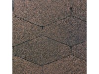 Gutta Asfaltový šindeľ Guttatec Delta hnedý 285 x 1000 mm, 3 m2