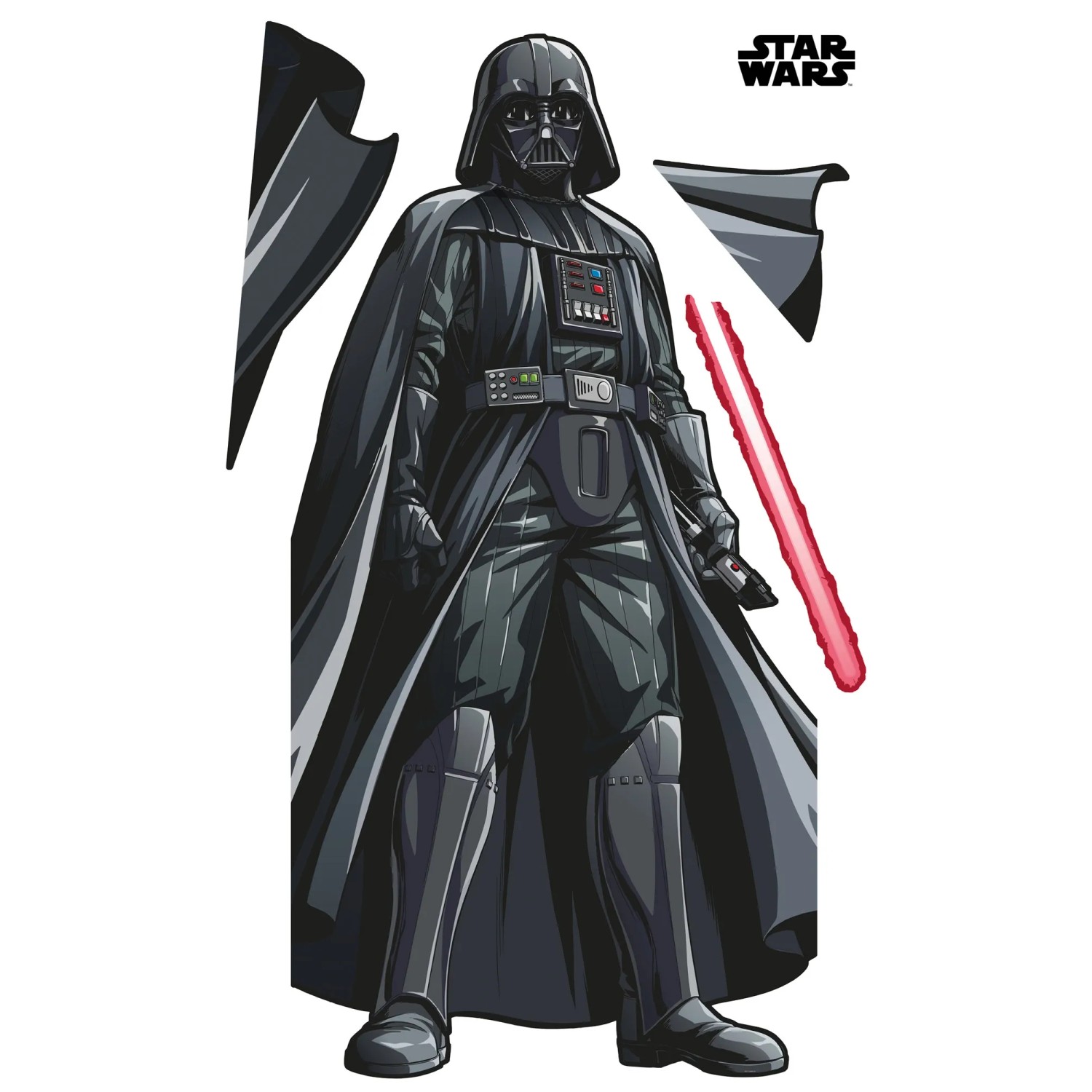 E-shop Komar Samolepiaca vliesová fototapeta Star Wars XXL Darth Vader 127 x 200 cm
