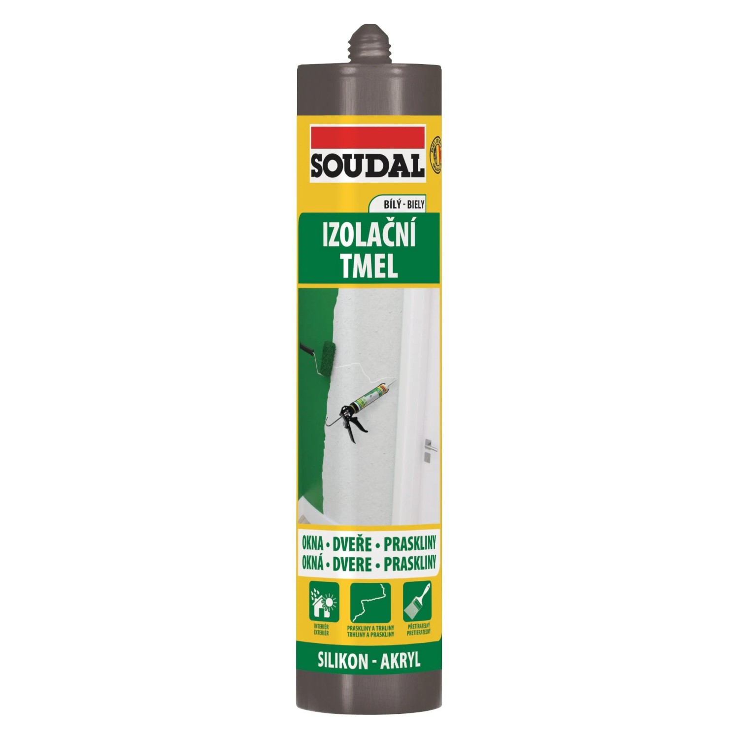 E-shop SOUDAL Izolačný tmel biely 280 ml