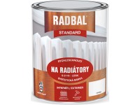 RADBAL Syntetická farba na radiátory STANDARD S 2119 lesklá 1000 biela 600 ml