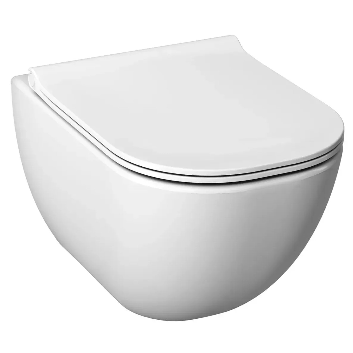 E-shop JIKA Závesné WC MIO, bez oplachového kruhu, hlboké splachovanie, 530 x 360 x 350