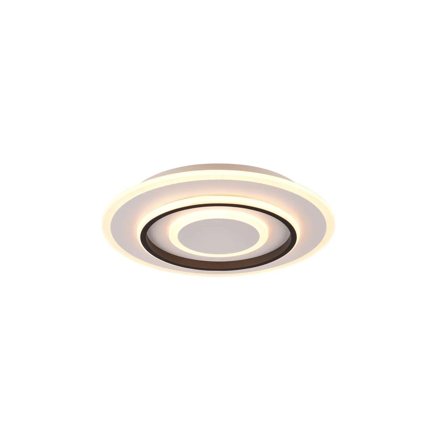 E-shop Reality Stropné LED svietidlo Jora, 46W, 5400lm, 2700-600K, mat.biela, pr. 41 cm