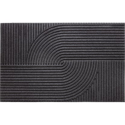 Štruktúrovaná rohožka, antracitová, 60 x 90 cm