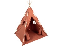 Típí stan Safari Adventure tehlovočervený, 116 x 125 x 126 cm Típí stan Safari Adventure tehlovočervený, 116 x 125 x 126 cm