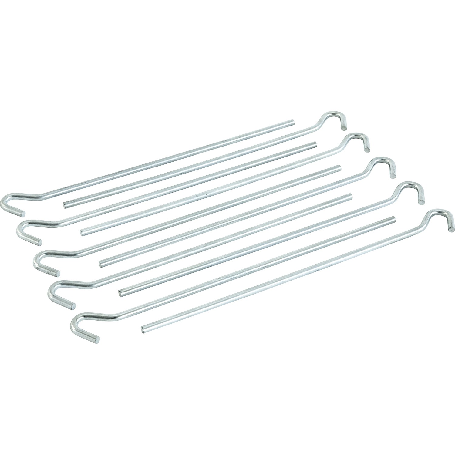 E-shop LUX-TOOLS Stanové kolíky s háčikom, pozinkované, 10 ks, 240 mm