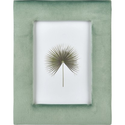 Rám na obrazy Safari Lodge MDF zamatový vzhľad zelený 13 x 18 cm