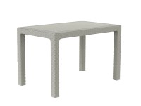 MEGA PLAST Stôl RATAN LUX capuccino 120 x 75 x 75 cm